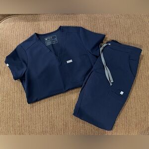 Navy blue Figs scrubs